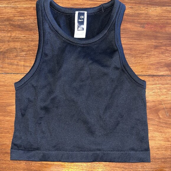 Gap Body Seamless Ribbed Bralette Tanks Cropped set of 2 Large - Picture 4 of 7